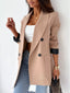 Lapel Collar Long Sleeve Blazer