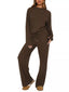 Relaxed Fit Long Sleeve Top and Pants Set