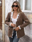 Lace Detail Button Up Blazer