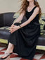 Round Neck Sleeveless Midi Dress