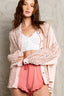 POL Oversize Lace Button-Down Shirt