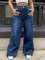 High-Waisted Wide Leg Jeans