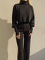 Turtleneck Long Sleeve Top & Pants Set
