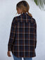 Plaid Button-Up Long Sleeve Shirt