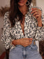 Floral Print Long Sleeve Button-Down Shirt