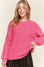 ADORA Puff Sleeve Cozy Sweater Top