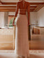 Ruched Halter Neck Maxi Dress