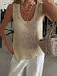 Scoop Neck Sweater Vest