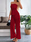 Peplum Tube Top and Pants Set