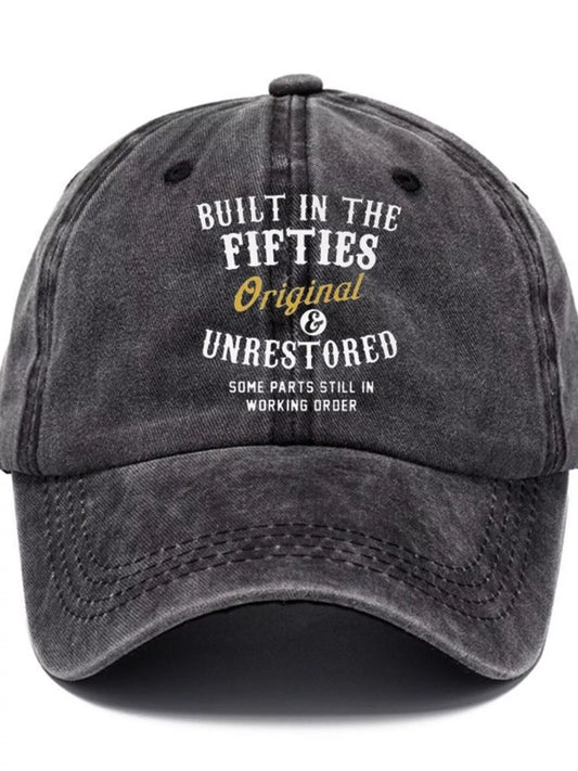 Letter Adjustable Baseball Cap