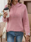 Long Sleeve Drawstring Hooded Sweater