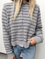 Striped Button Up Cardigan