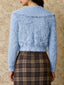 Fluffy Knit Zip-Up Outerwear