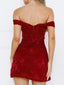 Sweetheart Neck Off Shoulder Dress