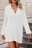 Johnny Collar Drop Shoulder Sweater Dress