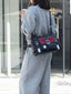 Buckle Decor Flap Crossbody Bag