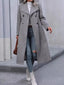 Double-Breasted Longline Overcoat