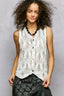 POL Button Down V-Neck Sweater Vest
