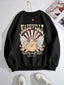 Graphic Round Neck Long Sleeve Sweatshirt