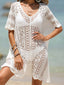 Openwork Half Sleeve Cover-Up