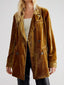 Lapel Collar Button Up Blazer