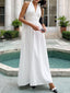 Halter Neck Flowy Maxi Dress