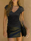 Lace V-Neck Slim Fit T-Shirt