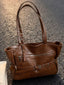 Buckle Accent Tote Bag