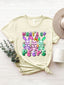Graphic Round Neck Short Sleeve T-Shirt