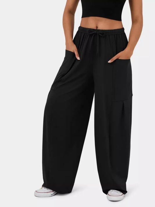 Relaxed Fit Drawstring Pants