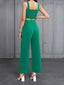 Square Neck Tank and Pants Set