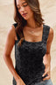 SO ME Floral Jacquard Seamless Tank Top