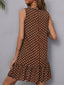 Polka Dot Sleeveless Mini Dress