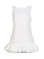 Ruffled Hem Sleeveless Mini Dress