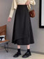 Asymmetrical Hem A-Line Skirt