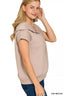 Zenana Scuba Half Zip Top