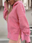 Striped Oversized Hoodie with Kangaroo Pocket