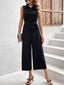 Sleeveless Wide Leg Jumpsuit