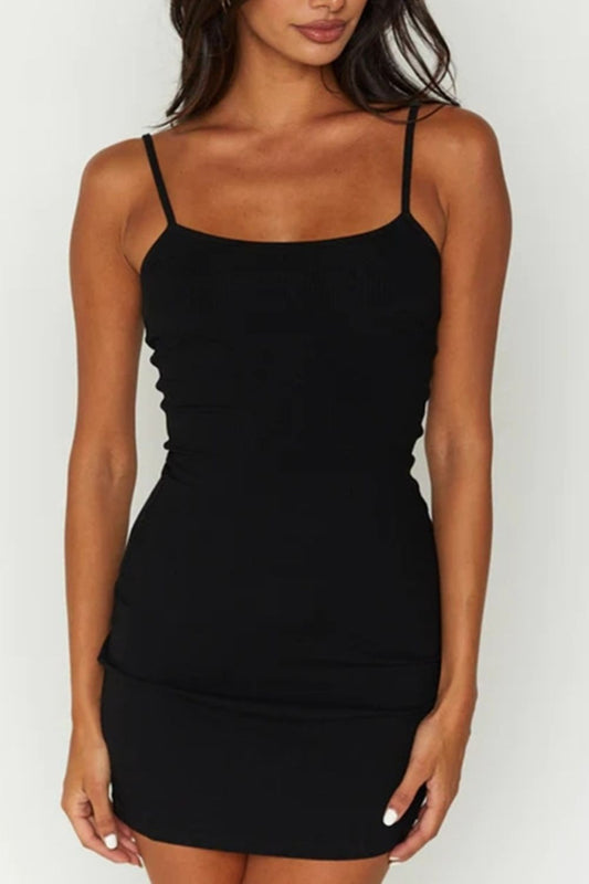 Scoop Neck Mini Cami Dress