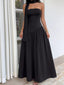 Slit Tube Maxi Dress with Scarf