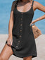 Textured Scoop Neck Cami Dress