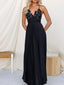 Pleated Backless Maxi Cami Dress