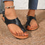 Toe Loop Flats Sandals