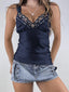 Lace Trim V-Neck Cami Top