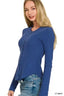 Zenana Double Knit Snap Button Shirts