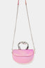 Fame Glossy Semi Circle Top Handle Bag
