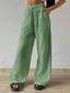 Drawstring Wide Leg Pants