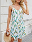 Printed Scoop Neck Cami Dress