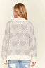 ADORA Sequins Accent Heart Sweater