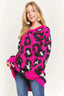 ADORA Warm & Soft Leopard Sweater Top